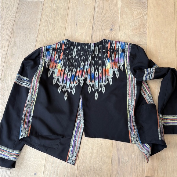 Kenneth Cole New York Black Multicolor Women's Blazer - Picture 3 of 3